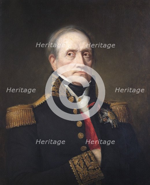 Portrait of Marshal Nicolas Jean de Dieu Soult, Duke of Dalmatia, French soldier, 1840. Artist: George Peter Alexander Healy.