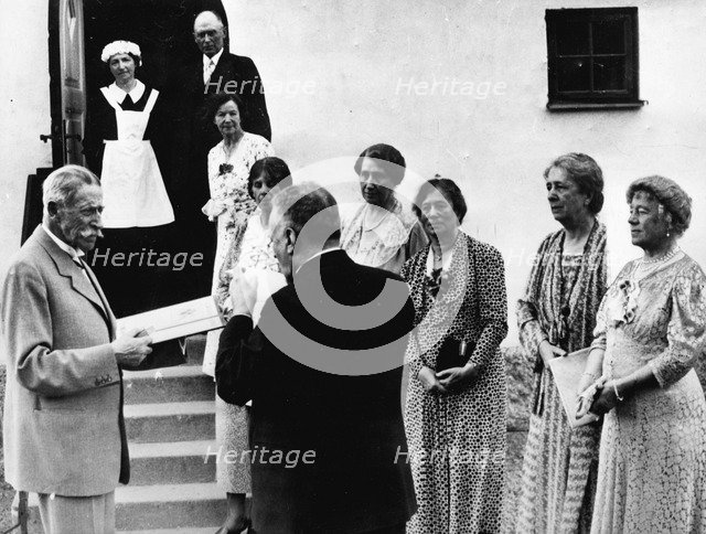 Verner von Heidenstam, Swedish poet and novelist, 1929. Artist: Unknown