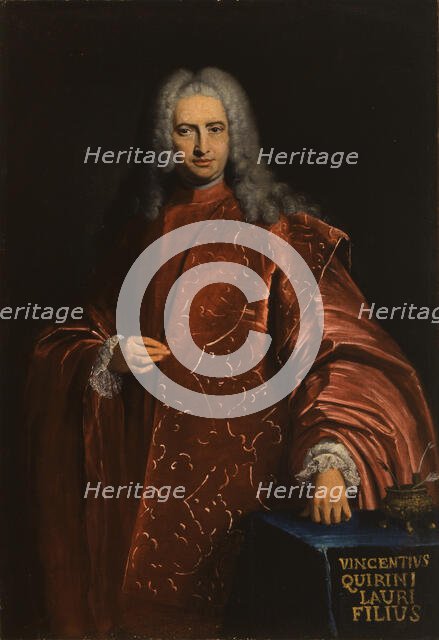 Portrait of Vincenzo Querini, c1730-1740. Creator: Nazari, Bartolomeo (1693-1758).