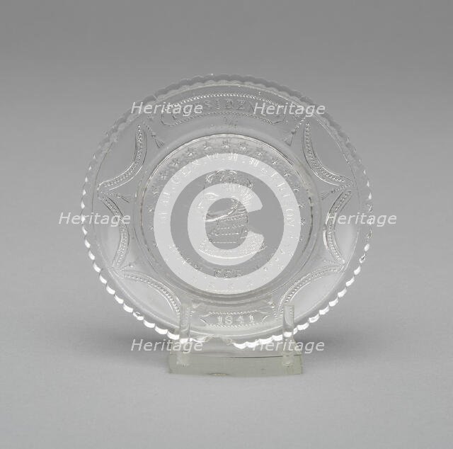 Cup plate, c. 1841. Creator: Unknown.