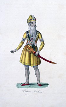 'Indian Prince', 1830. Artist: Unknown