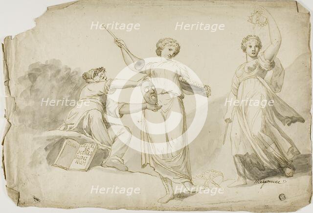Thalia, Clio, and Melpomene, n.d. Creator: Giovanni Battista Cipriani.