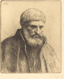 Study of an Old Man (Etude de vieillard). Creator: Alphonse Legros.