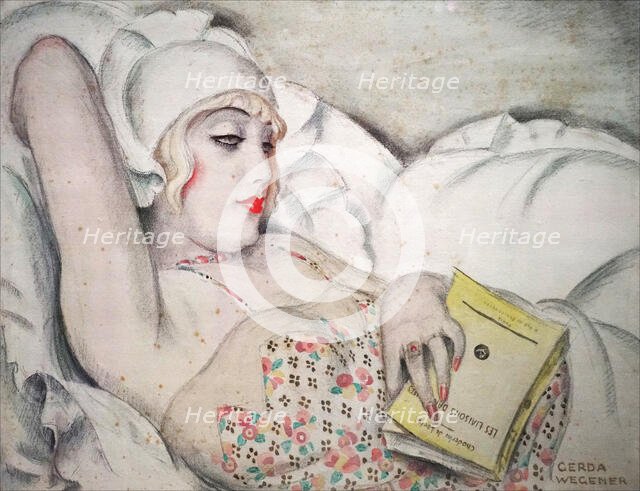La Sieste, 1922. Creator: Wegener, Gerda (1886-1940).
