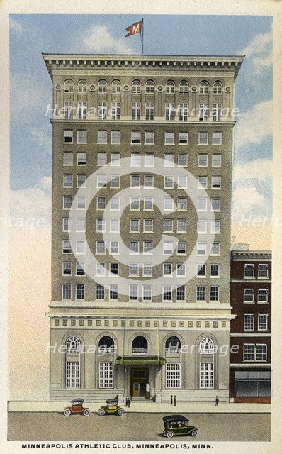 Minneapolis Athletic Club, Minneapolis, Minnesota, USA, 1915. Artist: Unknown