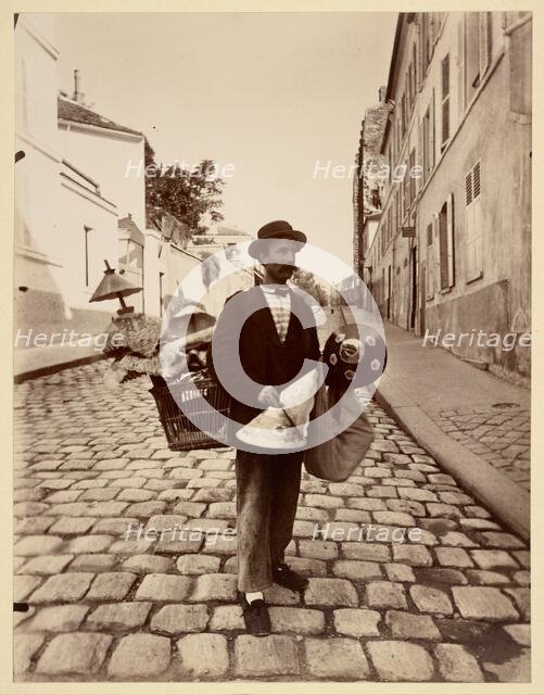 Marchand d'Abat-Jours, 1901. Creator: Eugene Atget.