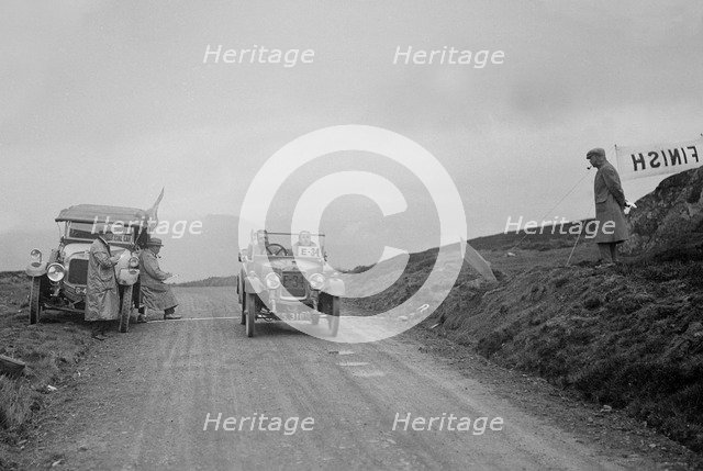 Charron-Laycock of T Shaw competing in the Scottish Light Car Trial, 1922. Artist: Bill Brunell.
