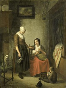 'Good Neighbors', 1780-1810. Creator: Johannes Christiaan Janson.