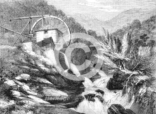 The Vigra Gold Mines, North Wales: the Crushing Mill, 1862. Creator: Unknown.