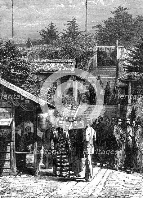 Guards of the Swiss Legation, Yedo (Tokyo), 19th century.Artist: A de Neuville