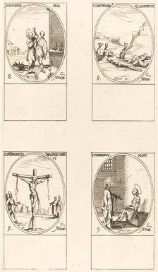 St. Castorius; St. Carpophorus & The Four Crowned Martyrs; Commemoration of the Image. Creator: Jacques Callot.