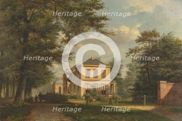 Exterior of the Zorg Vrij at the Kleine Houtweg in Haarlem, 1883.  Creator: Everhardus Koster.