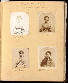 Untitled [Surrey County Lunatic Asylum - the Same Patient in 4 different States], 1849/60.  Creator: Hugh Welch Diamond.