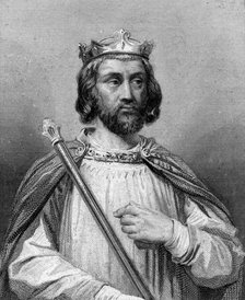 King Clotaire III of the Franks, (19th century).Artist: Blanchard