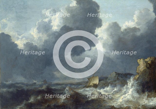 Stormy Sea, (c1643-1644?). Creator: Allart van Everdingen.