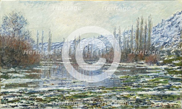 The Thaw at Vétheuil, 1880.