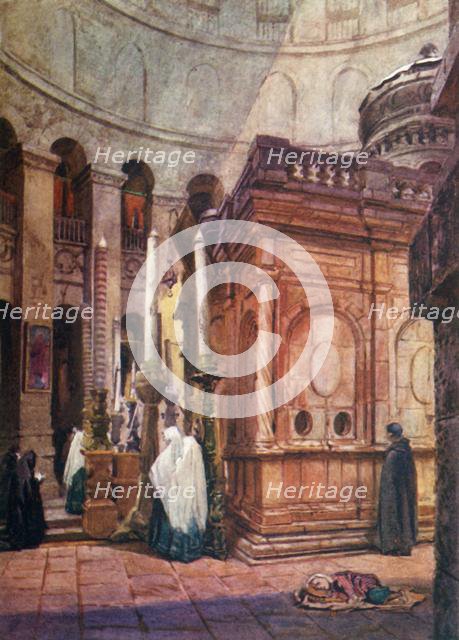 'The Rotunda and Chapel of the Holy Sepulchre', 1902. Creator: John Fulleylove.