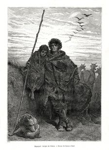 Shepherd of Alava, Spain, 1886. Artist: Unknown