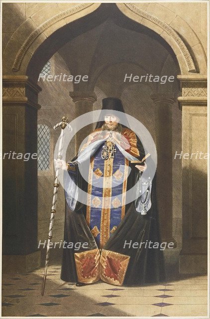 Portrait of the Archimandrite Photius of Russia (1792–1838), 1820s. Artist: Anonymous  