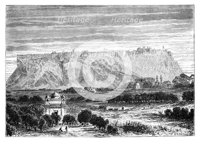 The Fortress of Gwalior. Artist: Unknown