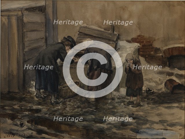 Hungry years in Petrograd, 1919.