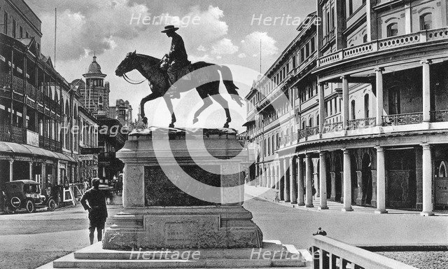 Dick King's memorial, Durban, South Africa. Artist: Unknown