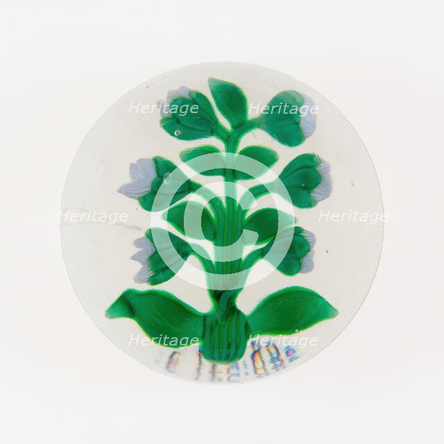 Paperweight, France, 19th century. Creator: Baccarat Glasshouse.