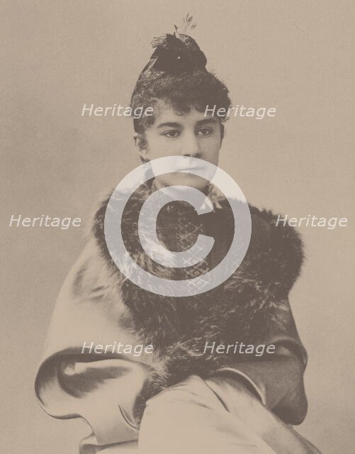 Portrait of Madame Marie de Régnier, née de Hérédia, 1889. Creator: Nadar, Paul (1856-1939).