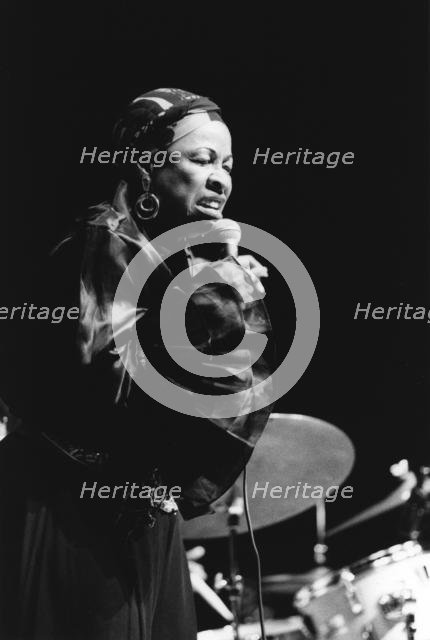 Betty Carter, Maastricht Jazz Mecca, Holland, 1992. Creator: Brian Foskett.
