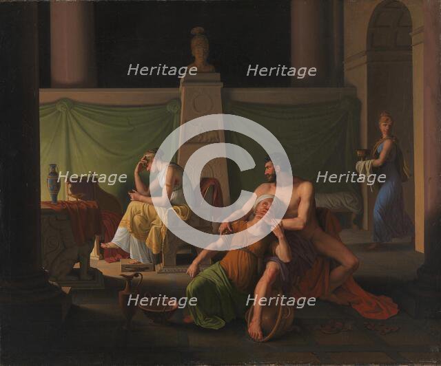 The Return of Ulysses. Scene from Homer´s Ulysses, 1812. Creator: CW Eckersberg.