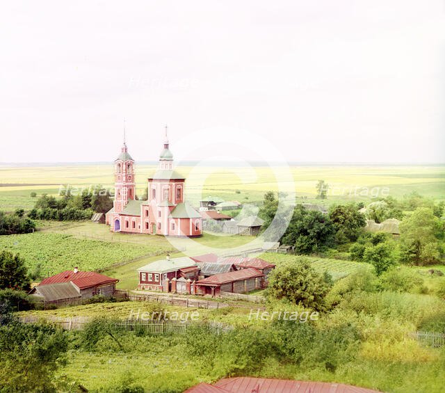 Church of Boris and Gleb, Suzdal, 1912. Creator: Sergey Mikhaylovich Prokudin-Gorsky.