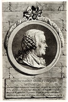 Portrait of Count Burkhard Christoph von Münnich (1683-1767). Artist: Anonymous  