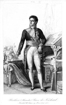 Louis Alexandre Berthier (1753-1815), Marshal of France, 1839. Creator: Contenau.