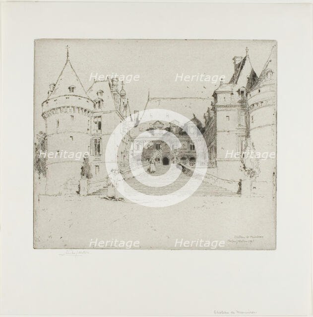 Château de Meanieres, 1905. Creator: Charles John Watson.