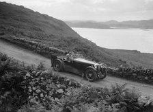 MG Magna of Kitty Brunell competing in the RSAC Scottish Rally, 1932. Artist: Bill Brunell.