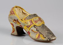 Shoes, British, 1760-80. Creator: Unknown.