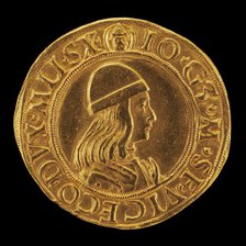 Giangaleazzo Maria Sforza, 1469-1494, 6th Duke of Milan 1476 [obverse], 1500-1599. Creator: Unknown.
