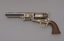 Colt Third Model Dragoon Percussion Revolver, serial no. 12406, American, Connecticut, ca. 1853. Creator: Samuel Colt.