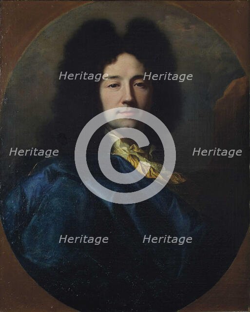 Self-Portrait (Autoportrait, dit "au manteau bleu"), 1696. Creator: Rigaud, Hyacinthe François Honoré (1659-1743).