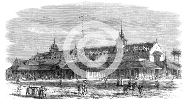 The Punjaub Exhibition Building at Lahore, 1864. Creator: Unknown.