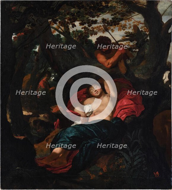 Nymph and Shepherd, c1615-1620. Creator: Liss, Johann (1597-1631).