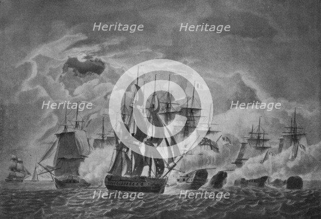 'Captain Trollope's Famous Action', c1800. Artist: Robert Dodd.