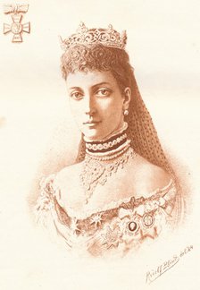 Her Royal Highness The Princess of Wales, 1884. Artist: Rudolf Blind
