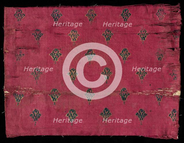 Brocaded Book Cover, 1800s. Creator: Unknown.