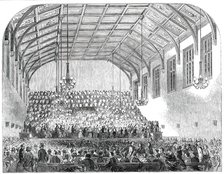 Opening of St. Martin's Hall, Long-Acre, 1850. Creator: Unknown.