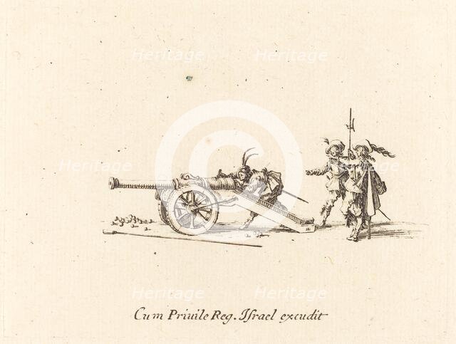 Loading the Cannon, 1634/1635. Creator: Jacques Callot.