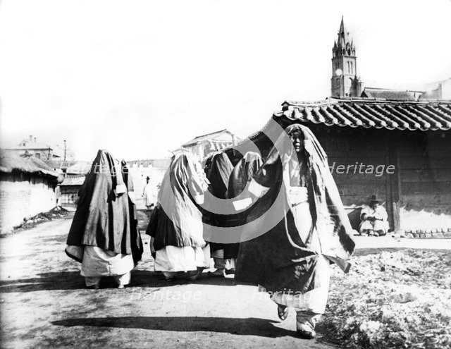 Women, Nam San, Korea, 1900. Artist: Unknown