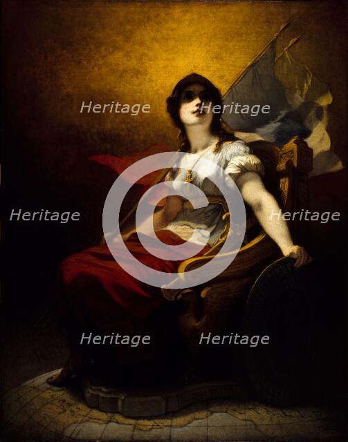 Allegory of the annexation of Savoy by France (1860), c1860. Creator: Emile-Charles Wattier.