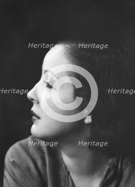 Parlo, Dita, Miss, portrait photograph, 1932 Feb. 22. Creator: Arnold Genthe.