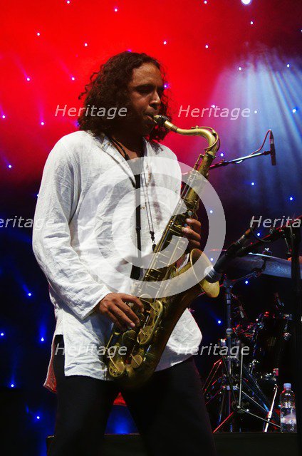 Idris Rahman, Love Supreme Jazz Festival, Glynde, East Sussex, 2013. Artist: Brian O'Connor